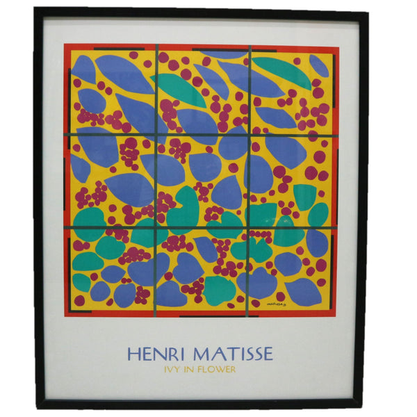 “Ivy in Flower” Framed Vintage Matisse Print