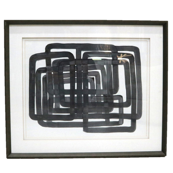 Original Watercolor on Paper Framed