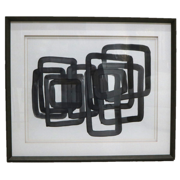 Original Watercolor on Paper Framed