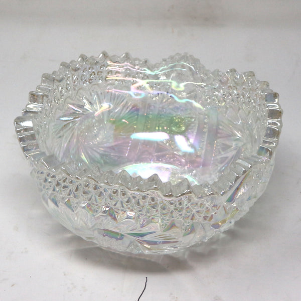 Vintage L.E. Smith Carnival Glass Bowl
