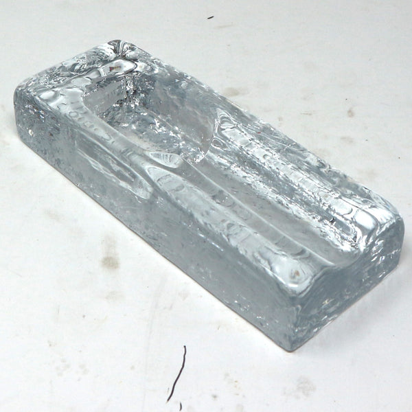 Vintage Finnish Textured Glass Cigar Holder
