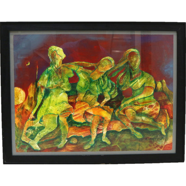 “Untitled” by N. Griffith Acrylic on Paper