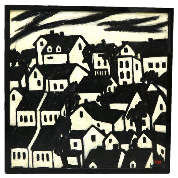 “Hillsiders” by Carol McGrady Framed Oil on Board