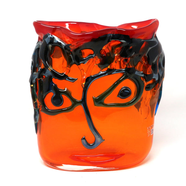 “Picasso” Murano Glass Vase by Sergio Costantini