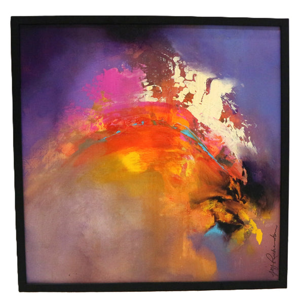 “Untitled” by Joy Richardson Framed Acrylic on Canvas