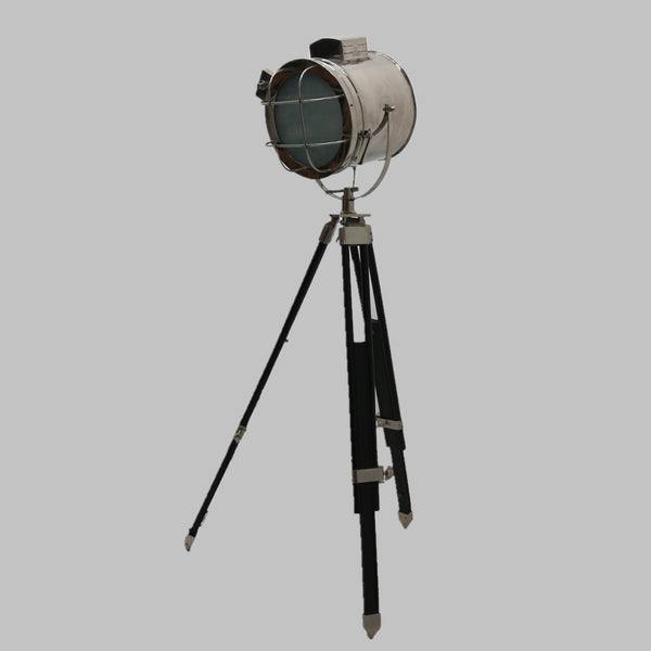 Vintage Spotlight Tripod Floor Lamp
