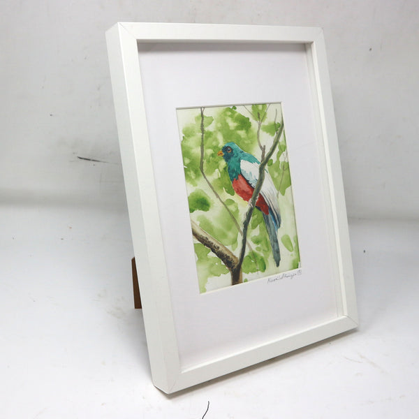 Framed Watercolor Original Art by Kumi Shimizu
