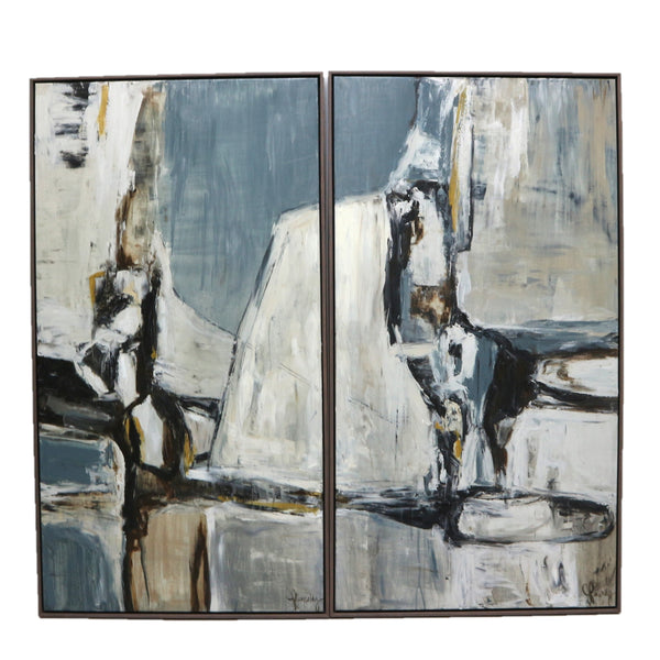 “Washed Up & Away 1 & 2” by Jill Phumpfrey Diptych Number 4/100
