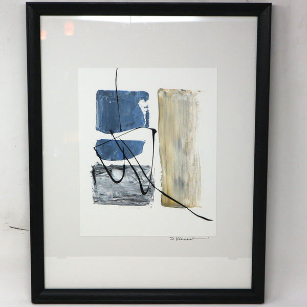 “Untitled” Quadriptych by Deanna Kienast Framed Acrylic on Paper