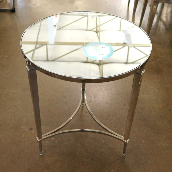 Global Views French Square Leg Side Table (As Is)
