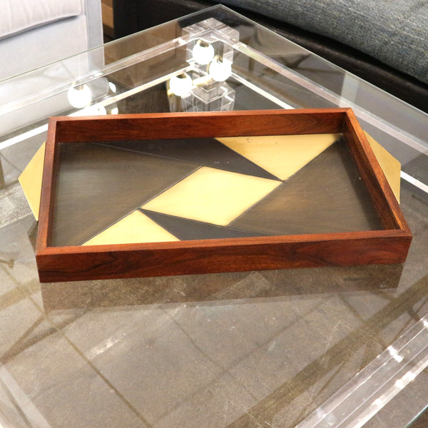 GV Metal & Wood Tray