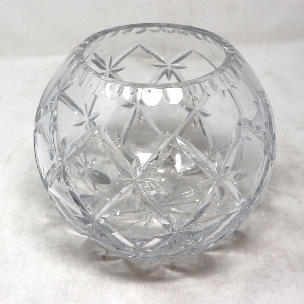 Cut Crystal Rose Vase