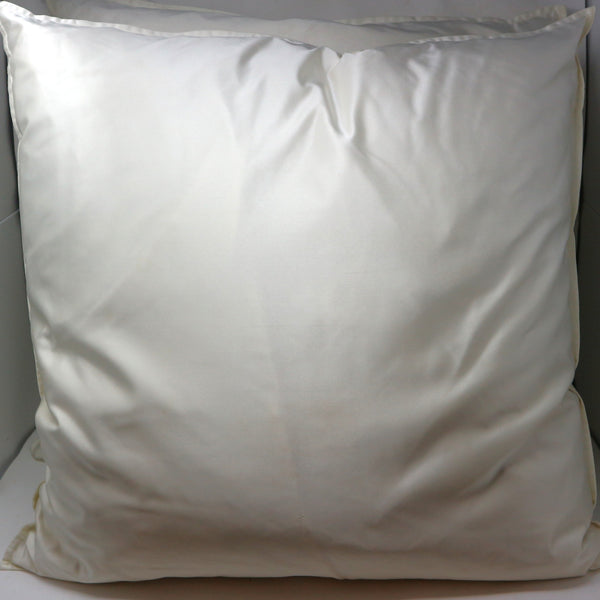 Pair of Z Gallerie Cream Down Throw Pillows
