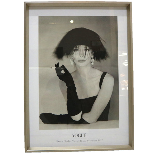 “Savoir Faire” by Henry Clarke 1957 Vogue Cover Framed
