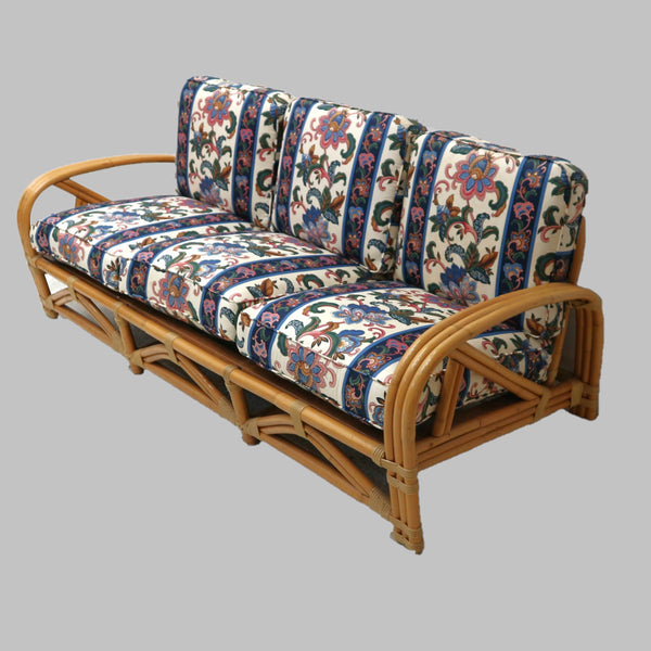 Vintage Ritts Tropitan Rattan Sofa "as-is"