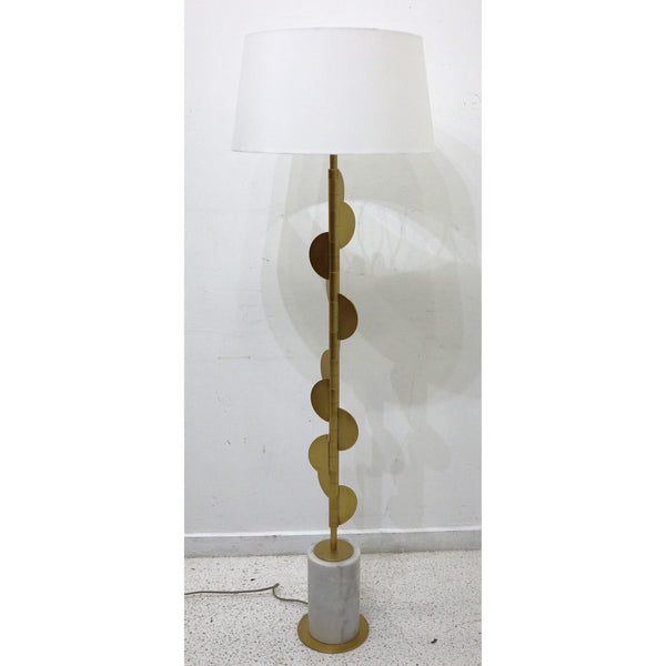 Arteriors Brass & Marble Floor Lamp