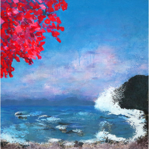 “Sea of Crete” by Lisa Wommack Acrylic on Canvas