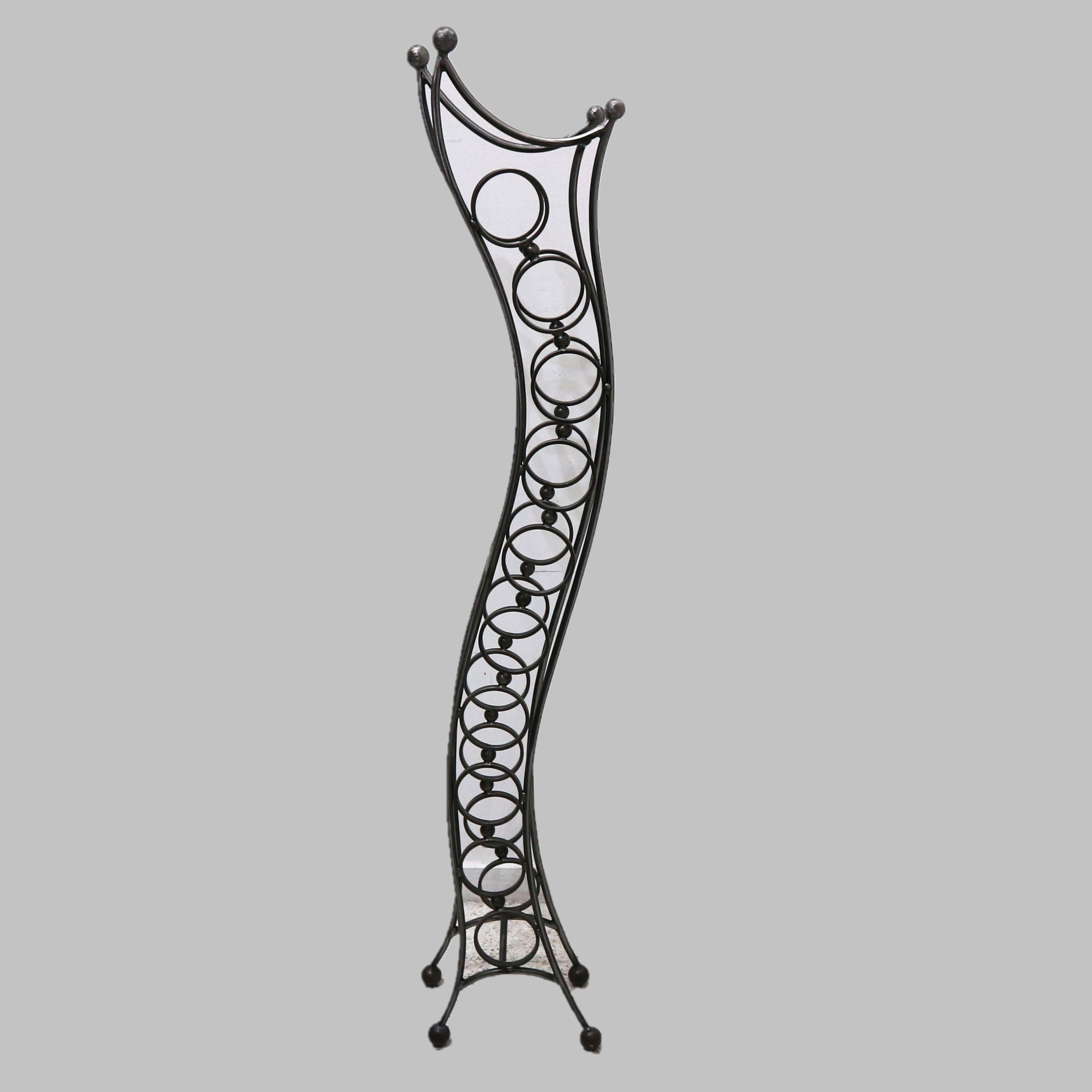 Asahi Handcrafted Iron Wine Rack – Dulce Interior Consignment Showplace