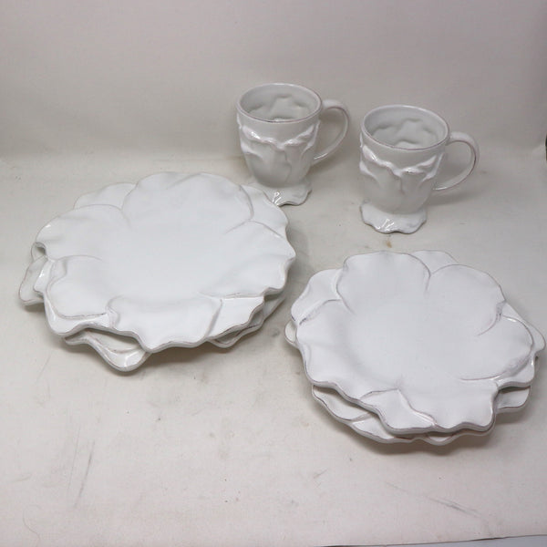 Roscher & Co. Antique Leaf Collection Dinnerware-Service for 8