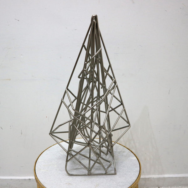 Abstract Metal Tree Sculpture