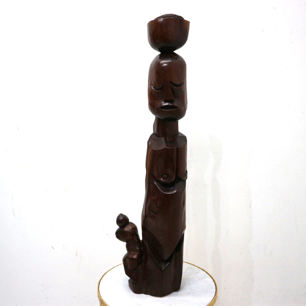 Carved African Wood Sculpture