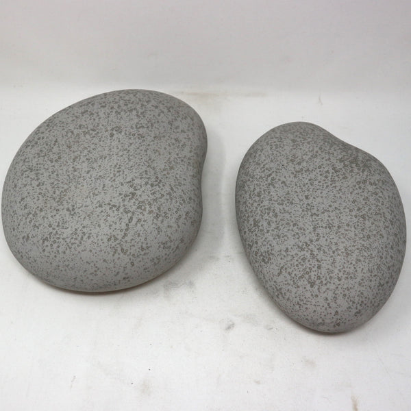 Set of 2 Ceramic Rock Wall Décor