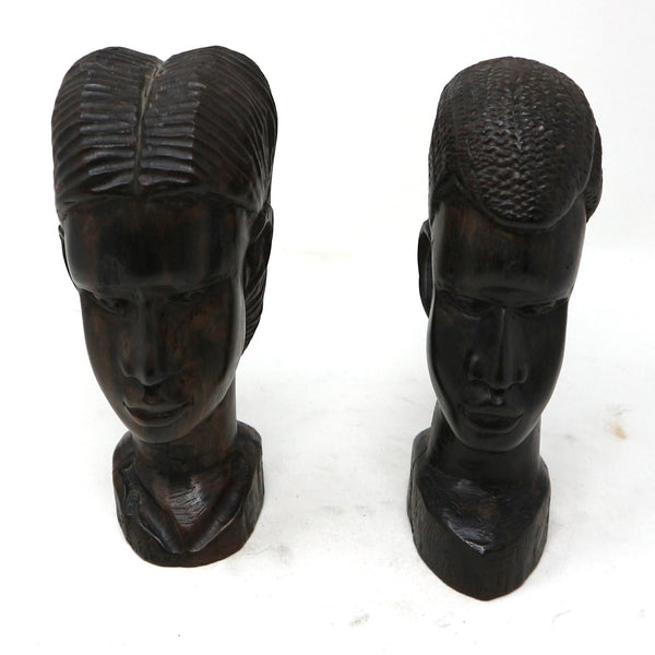 Wood Carved African Couple