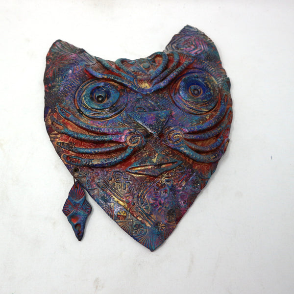 Ceramic Trippy Cat Face