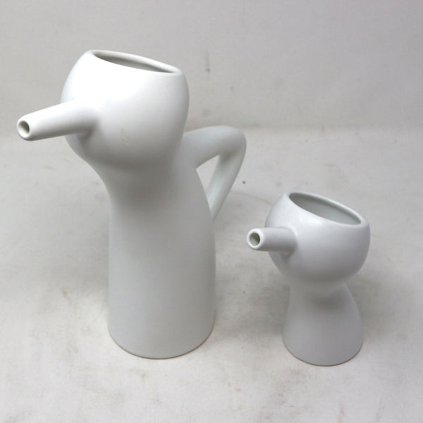 Set of 2 Ceramic Pitchers by Louis De Limburg