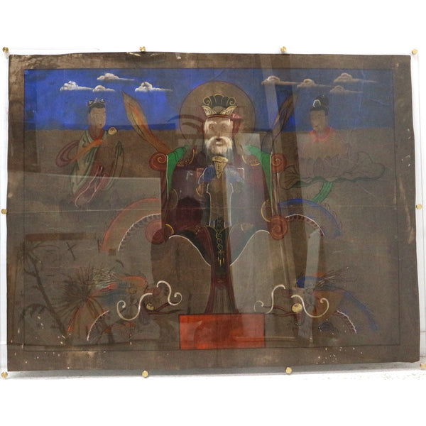 Acrylic Framed Asian Silk Print