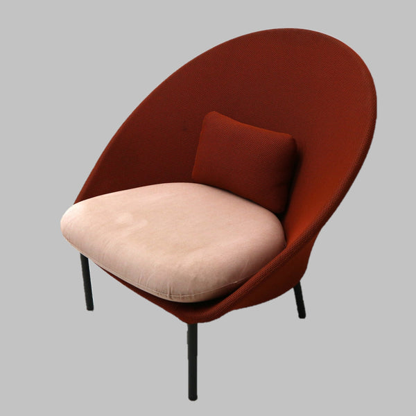 Empormim Twins Low Armchair Red With Pink