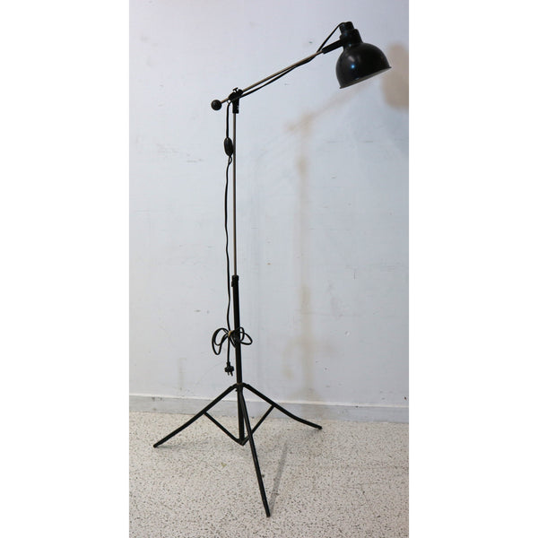 Vintage Bretford Industrial Tripod Floor Lamp