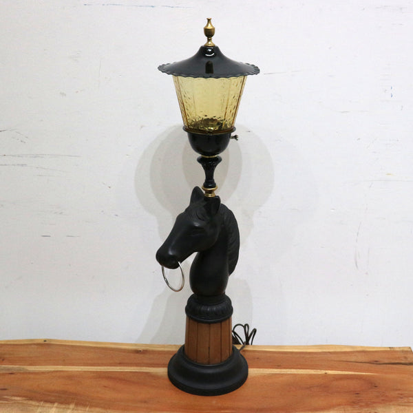 Horse Head w/ Lantern Lamp