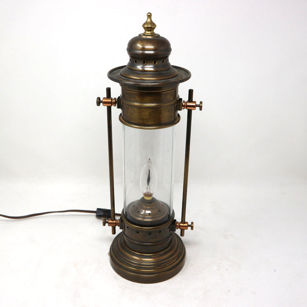 Vintage Brass Lantern Lamp