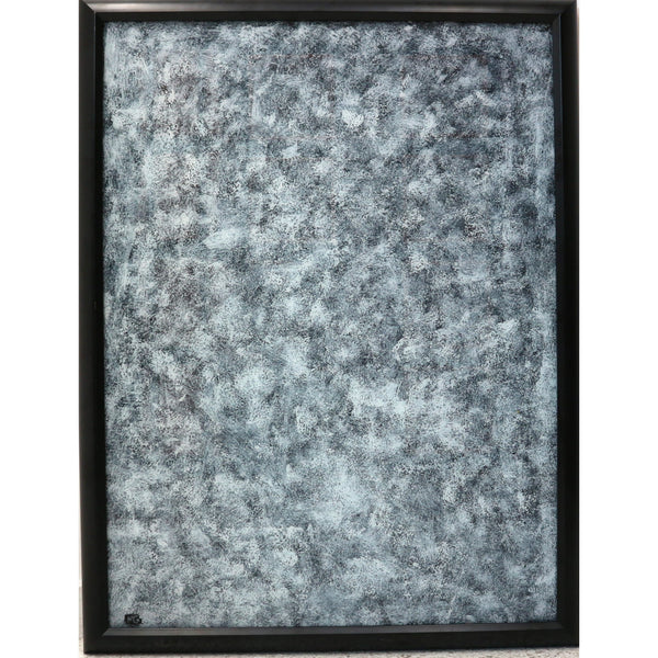 “Snow” by Mitch Goldminz Framed Acrylic on Glass