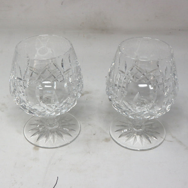 Pair of Waterford Lismore Brandy Glasses