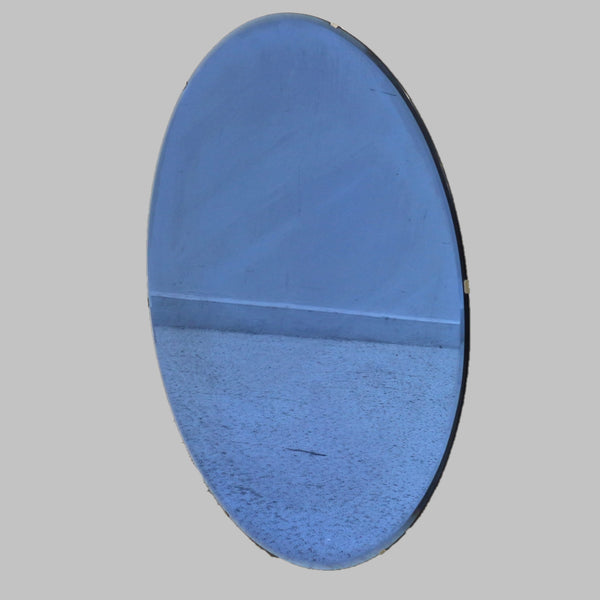 Art Deco Blue Tinted Mirror