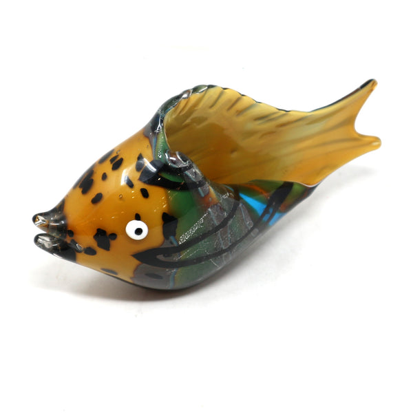 Vintage Lenox Art Glass Seashell Fish