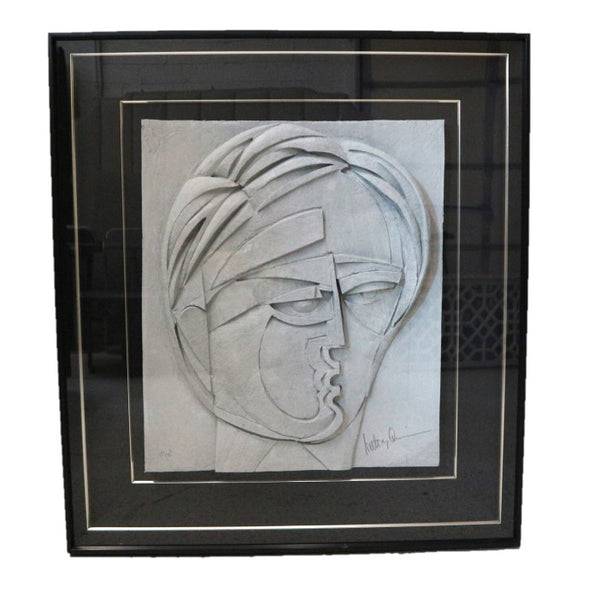 "Romeo" by Anthony Quinn Framed Vellum Relief