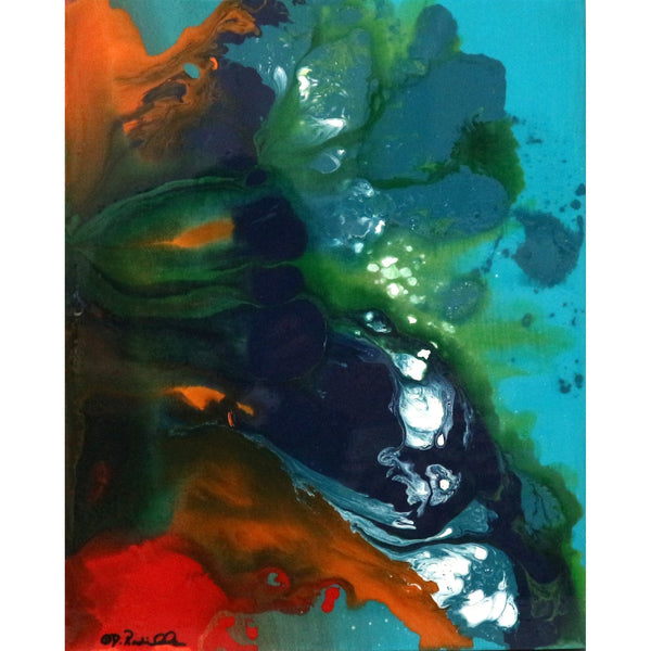 “Underwater Paradise” by Daniel Padilla Acrylic on Canvas