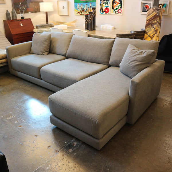 Crate & Barrel Gather 2 Deep Sofa w/Chaise