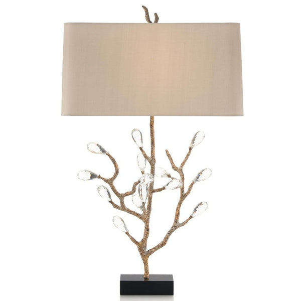 John Richard Budding Crystal Table Lamp