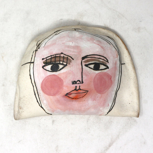 Ceramic Face Wall Décor by Michael Sanchez