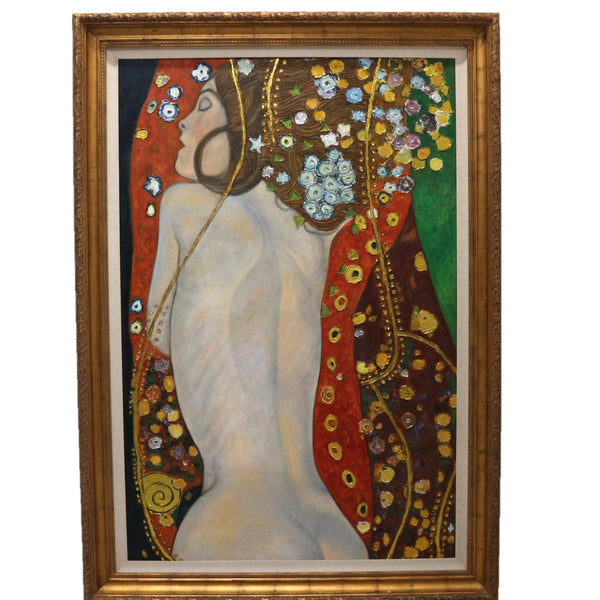 Gustav Klimt Embellished Giclee on Canvas