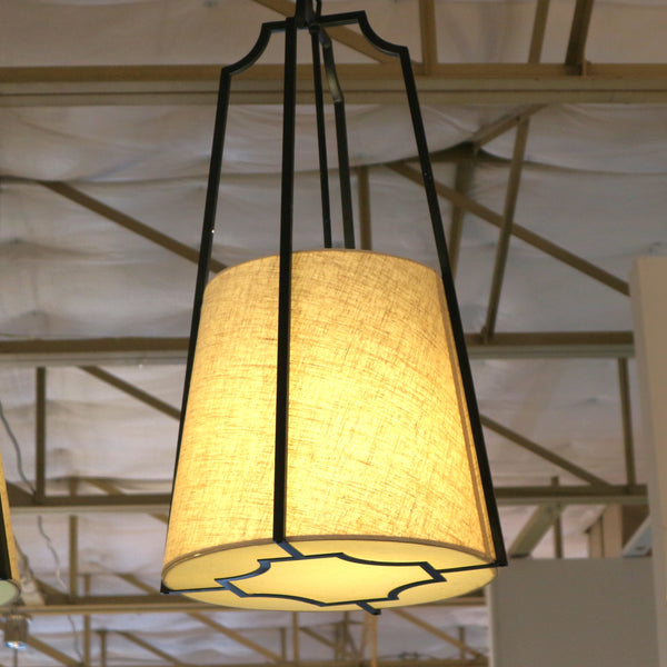 Gabby Home Iron & Linen Pendant