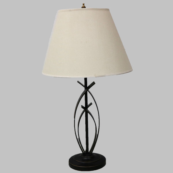 Small Black Metal Table Light