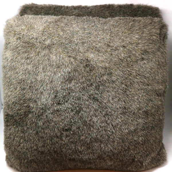 Pair of Bernhardt Faux Fur Down Pillows