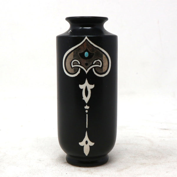 Shelly Art Deco Black Mini Vase