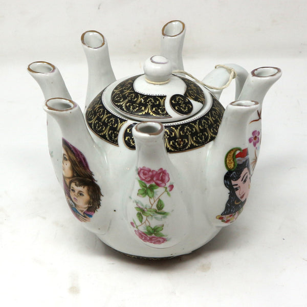 Antique Russian Ceramic Tea Pot