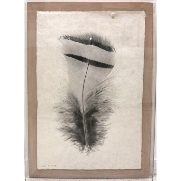 Partridge Feather Study #15 in Acrylic